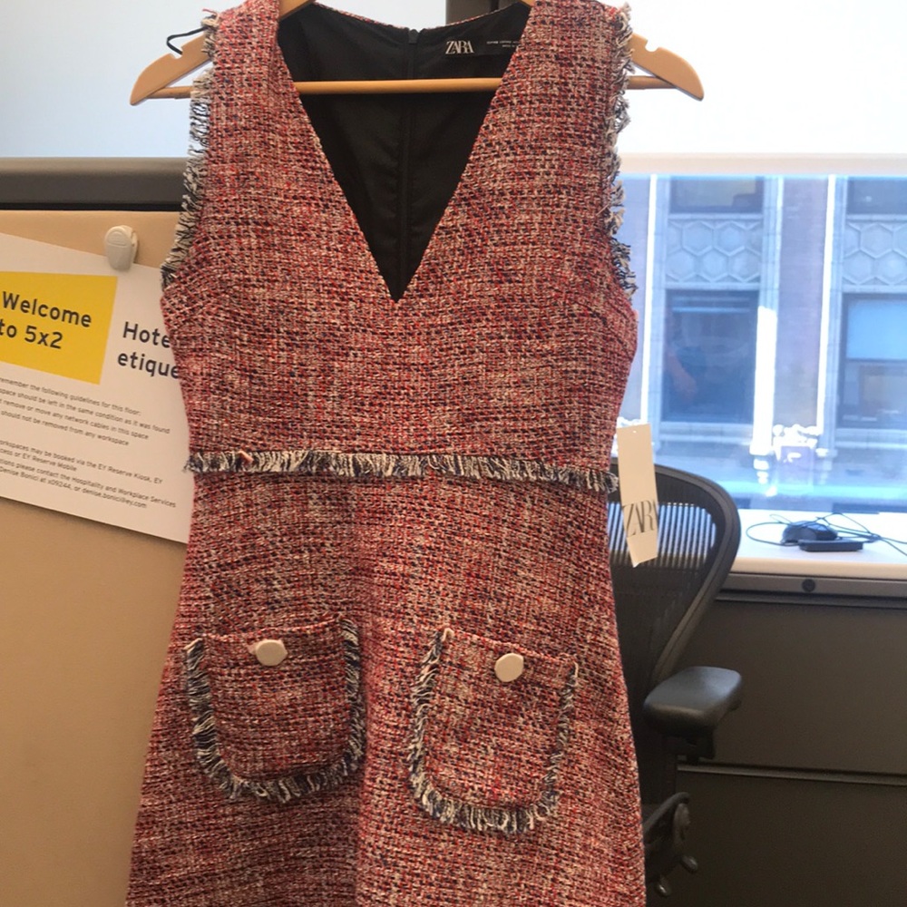 Zara tweed dress